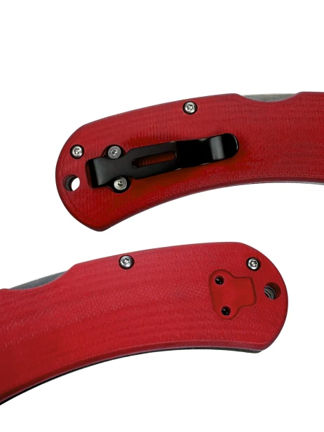 folder ZA-PAS czerwony nóż składany